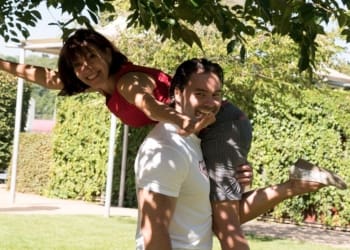 Míšu Dolinovou si přes rameno hodil Petr Chalupný