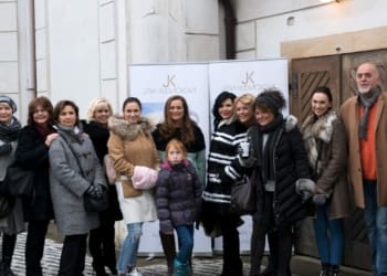 Balzerová, Freimanová, Zelenková, Kanyza si prohlédli kolekci šperků Andělé a andělíčci