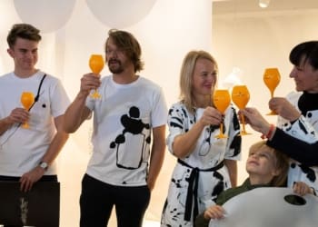 Oděvní designérka Liběna Rochová a výtvarník Musa vytvořili kolekci Nadotek